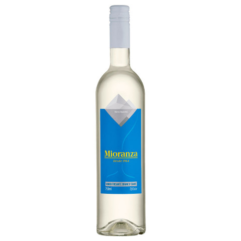 Vinho de Mesa Frisante Branco Suave 750 ml Vidro Mioranza