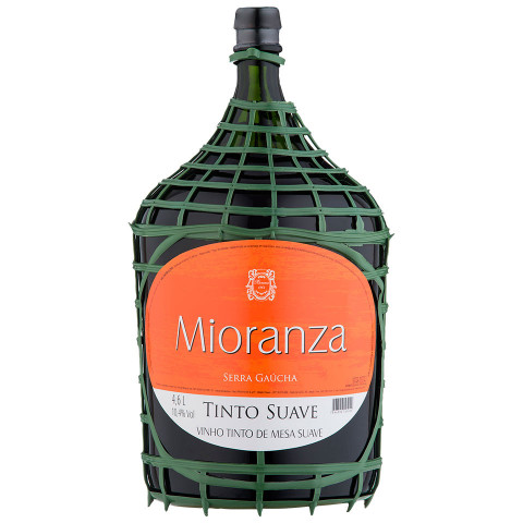 Vinho de Mesa Tinto Suave 4,6 L Vidro Mioranza