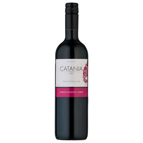 Vinho Fino Tinto Suave 750 ml Vidro Catania